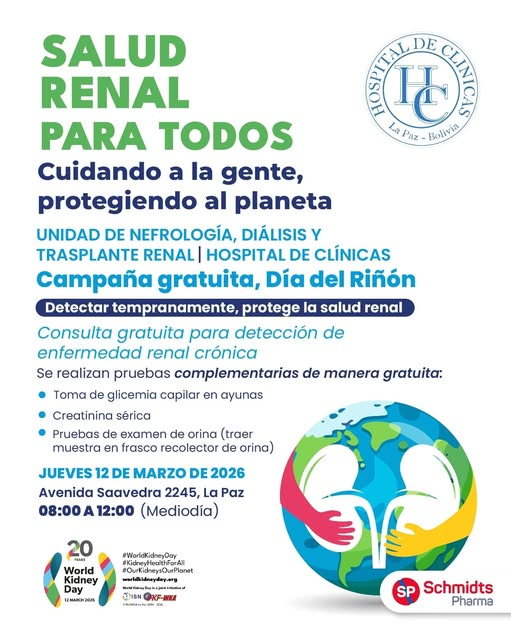 Campaña gratuita, dia del Riñon